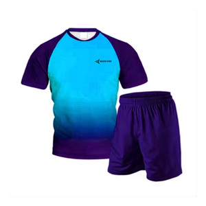 DAIZEN STAR Men's Soccer Jersey <b>Set</b> Gradient Color Sublimated Moisture Wicking Sleeveless Uniform Apparel Athletic Front Custom - Product Image 6