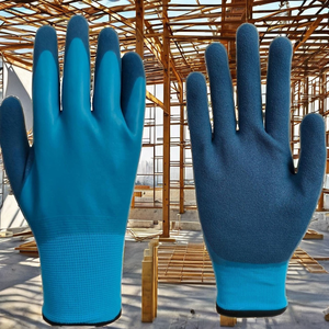 Gants de travail LQ Safety NF-005 en nylon et spandex, antidérapants, avec revêtement sur les doigts, 7 oz, résistants aux perforations, respirants, 24 cm, haute performance - Product Image 6