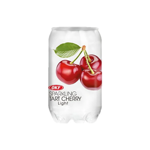 Boisson gazeuse pétillante aromatisée à la cerise 350ml Marque OKF, boisson fruitée carbonatée, prix compétitif, vente en gros, export - Product Image 1