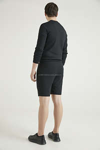 2024 mode hommes Fitness Sweat Shorts 100% coton tissu éponge français avec poches latérales multicolores Logo personnalisé taille XS - Product Image 3