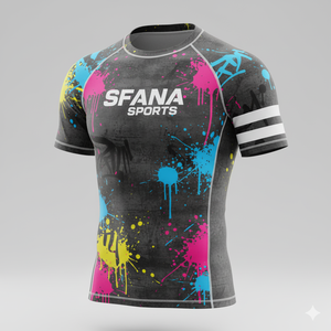 เสื้อรัดกล้ามเนื้อแขนยาวพรีเมียมสำหรับผู้ชาย UPF50+ ระบายอากาศได้ดี เหมาะสำหรับ MMA BJJ ยิมนาสติก ฟิตเนส ฝึกซ้อม และกีฬาต่างๆ - Product Image 2