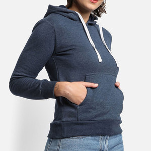Latest Design Wholesale Price Women Hoodie Casual Streetwear Winter Fashion Plain Design <b>Drop</b> Shoulder Women Hoodies - Product Image 5