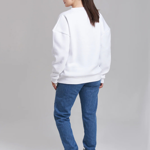 เสื้อสเวตเชิ้ตคอกลมทรงหลวมโอเวอร์ไซส์สำหรับผู้หญิง  ลายพิมพ์ดิจิตอล  ผ้าฟลีซบุซับใน  ระบายอากาศได้ดี  ดีไซน์ใหม่สำหรับฤดูใบไม้ร่วงและฤดูหนาว สไตล์ลำลอง - Product Image 2