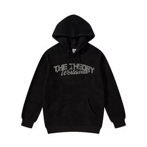 Sweats à capuche pour hommes pas cher polaire unisexe sweat à capuche personnalisé impression de strass - Product Image 5