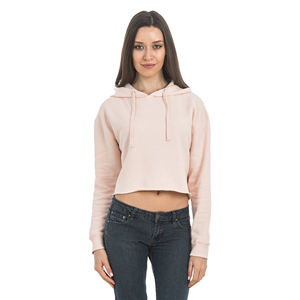 Sudadera con Capucha Corta para Mujer, Manga Regular, Tejido de Algodón, Estilo Casual para Otoño, Color Sólido - Product Image 5
