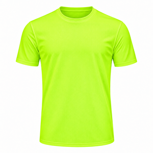 Ensemble de t-shirt et short de sport pour la course à pied en été, vêtements de sport légers et respirants en polyester 100% pour hommes, prix bas - Product Image 3