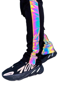 กางเกงวอร์มผ้าแคนวาสสีตรงเอวสูงของผู้ชายกางเกงแนวสตรีทผ้าแคนวาสสีเข้มพิมพ์ลายระบายอากาศได้ดีเป็นมิตรต่อสิ่งแวดล้อม - Product Image 6