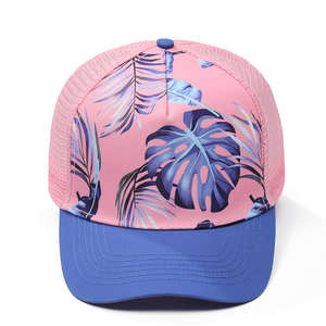 ขายส่งหมวกเบสบอลฮิปฮอปสุดฮิต หมวกแก๊ปทรงทรัคเกอร์ 6 แผง พิมพ์ลายดิจิตอลตามสั่ง พร้อมโลโก้ตัวอักษร - Product Image 3