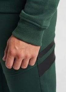 Survêtement Homme à Capuche Zippé Décontracté en Molleton Lourd à Manches Longues Coupe Slim 100% Coton pour le Sport, le Jogging et la Course à Pied - Product Image 4