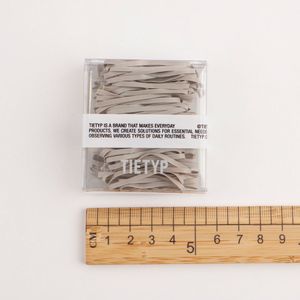 Coleteros TIETYP, Bandas Elásticas de Goma de Color Sólido, Minimalistas y Modernas para Uso Diario, Paquete para Mujer, Empaquetado en Cartón, Hecho en Corea - Product Image 6