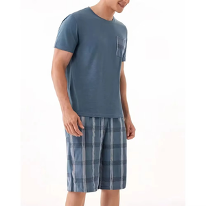 Ensemble court en velours pour homme, décontracté, imprimé, écologique, de qualité supérieure et à prix bas - Product Image 6