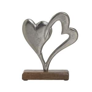 Décoration de Noël en aluminium et bois pour centre de table, avec un thème de cabane charmante pour les fêtes, idéale pour l'étiquetage privé - Product Image 2