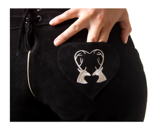 Costume Lederhosen de luxe pour femmes avec logo personnalisé, tenue bavaroise de haute qualité pour l'Oktoberfest - Product Image 2