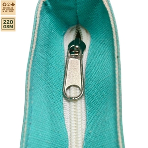 Sac fourre-tout de plage en toile de coton laminée 220 GSM, 30x21 cm, personnalisable avec logo, vente en gros, OEM, marque privée, modèle SNC138B - Product Image 2