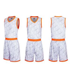 Conjunto de Uniformes de Baloncesto Estampados, Pantalones Cortos, Camiseta sin Mangas con Cuello en V, 100% Poliéster, Secado Rápido, Transpirable, Ropa Deportiva - Product Image 4