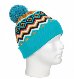 Gorros Personalizados al por Mayor con Logotipo en Toda la Superficie, Gorro de Invierno de Punto Jacquard, 100% Acrílico, Jacquard 2026 - Product Image 6