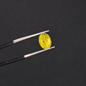 Hidrodoblete Natural Arcoíris Amarillo de 4.6 Quilates (3 Piezas), Gema Suelta de Forma Ovalada de 8x6mm - Product Image 2