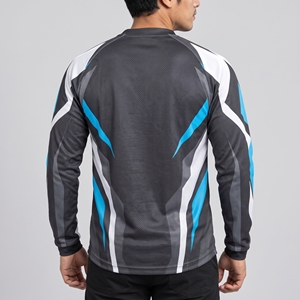 Maillot de motocross à prix bas, tissu respirant, coupe confortable, construction durable, maillot de moto pour course de motocross. - Product Image 2