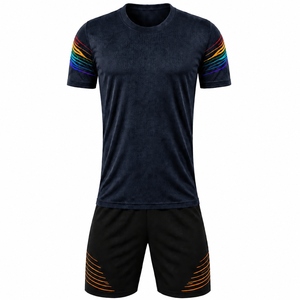 Maillot de football personnalisé à séchage rapide, respirant et imperméable – Modèle court respirant à séchage rapide, personnalisable par transfert thermique - Product Image 3