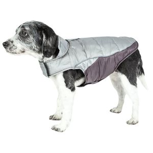 Abrigo de Felpa para Perro Helios Hurricane Waved con Tecnología Reflectante 3M Blackshark para Ropa de Mascotas - Product Image 1