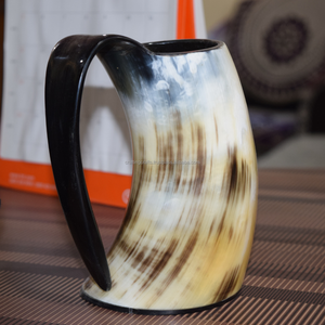 Servicios de Grabado Personalizado, Cuerno Vikingo Auténtico para Beber, Hecho a Mano, Impermeable, Forma Natural, Lacado de Grado Alimenticio, Artesanía - Product Image 3