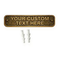 Plaque de porte unique et interchangeable, panneau métallique modifiable pour école, bureau, hôtel
