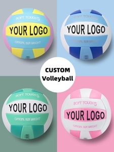Balones de Voleibol Personalizados al por Mayor, Balón de Voleibol Inflable de Fibra PU de Tamaño 5 para Entrenamiento y Partidos - Product Image 6