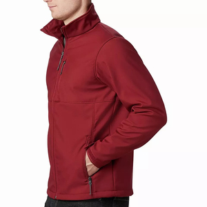 Veste softshell personnalisée pour homme, coupe-vent d'extérieur avec doublure polaire, tissu imperméable et respirant pour la randonnée et le quotidien - Product Image 4