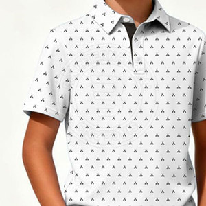 Nouveaux polos de golf pour hommes en tissu de coton doux et respirant, parfaits pour l'été - Product Image 4