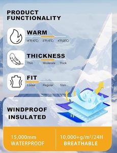 Wholesale Waterproof Windproof Winter Snow Pants Adjustable Bib <b>Overalls</b> Ski Trousers <b>for</b> <b>Women</b> and Men Outdoor Sports - Product Image 6