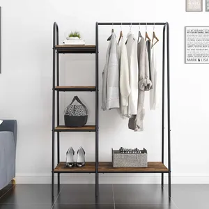 Heavy Duty Handmade Iron Garment Stand with Stable Base and Elegant Design Custom OEM Metal <b>Cloth</b> <b>Rack</b> Handmade for Hotels Apart - Product Image 5