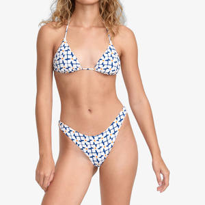 Traje de Baño de Dos Piezas con Estampado Floral, Sexy, para Playa, Bikini, Personalizado de Fábrica, para Mujer - Product Image 4