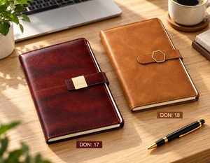 Agenda/Diario Premium de Cuero PU con Cierre de Correa para Oficina, Reuniones de Negocios, Escritura de Notas y Set de Regalo Profesional - Product Image 2