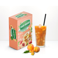 Exportateur vietnamien poudre de prémélange de thé instantané 3in1 sachets de boisson en poudre épicée emballage de boîte de thé thé instantané au miel et au gingembre