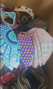 อักษรย่อแบบกำหนดเอง ปักลายผลไม้ ทำด้วยมือ เป็นมิตรกับสิ่งแวดล้อม ทนทาน ใช้ได้ทั้งชายและหญิง สไตล์ยุโรปอเมริกัน ของขวัญ เครื่องประดับผม - Product Image 4