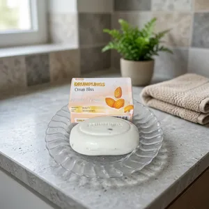 Savon Solide Hydratant Amande et Crème 100 Grammes pour le Bain - Product Image 5