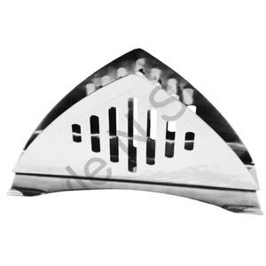 Porte-serviettes en acier inoxydable Porte-serviettes Porte-mouchoirs avec poinçonnage Design En acier inoxydable Fantaisie Décoration de la maison Bureau - Product Image 1