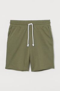 Shorts de sport amples et respirants en toile de coton à taille élastique pour hommes, séchage rapide, style urbain, vente en gros - Product Image 4