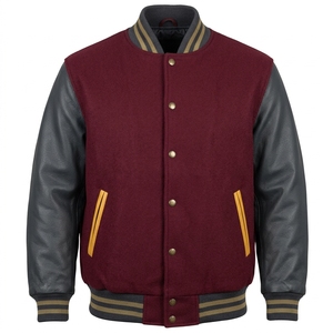Chaqueta Bomber Personalizada para Hombre, Estilo Letterman, de Lana, Bordada, Impermeable, de Secado Rápido, con Capucha, Estilo Vintage, de Algodón - Product Image 5