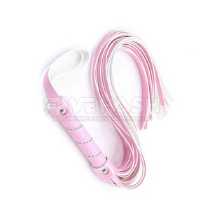 Leather <b>Flogger</b> Handmade Leather Build Soft Strips Durable Handle Leather <b>Flogger</b> Daily Simple Use - Product Image 5
