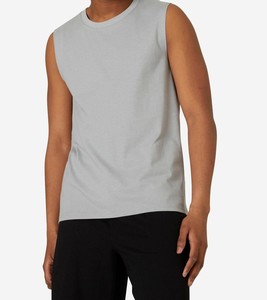 Men's Tank Top Compression Heavyweight Cotton Sleeveless T-shirts Gym Stringer Fitness <b>Running</b> <b>Singlet</b> Tight Men Ribbed Tank Top - Product Image 1