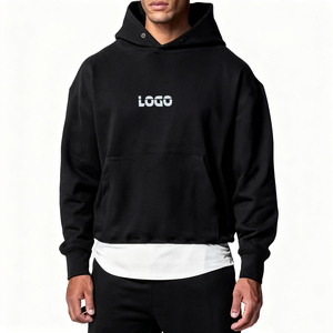 Sudadera con capucha moderna para hombre, corte holgado, ropa personalizada, ropa de marca privada, sudadera con capucha elegante para hombre - Product Image 1