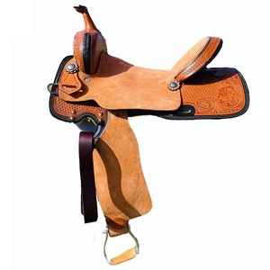 Selle de Cheval Western de Luxe Faite à la Main en Cuir Premium avec Arceau en Bois pour l'Équitation, le Trail, le Ranch et le Roping - Fabricant et Fournisseur d'Équipement Équestre - Product Image 1