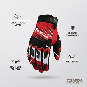 Gants de moto pour hommes et femmes |   Gants de vélo de montagne respirants et légers - Product Image 5