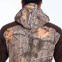 Veste de chasse et de pêche personnalisée de haute qualité, imprimée, coupe-vent, respirante, imperméable et isolée pour l'automne et l'hiver
