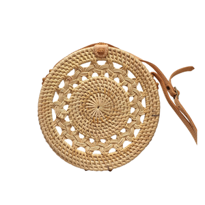 AVAILABLE Premium Fashionable Eco Sustainable Rattan Handbag High Quality Durable <b>Large</b> Capacity Woven <b>Beach</b> <b>Bag</b> Bulk - Product Image 1