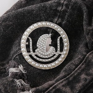 Pin masónico del Club de la Sociedad de las Perlas, broche masónico para hijas masónicas, material de joyería: metal, tipo de metal: aleación - Product Image 3