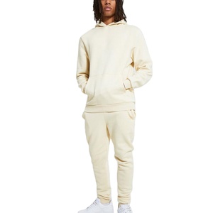 Sudadera con capucha unisex de gran tamaño, pantalones de chándal de tela de peso pesado, conjunto de chándal, superventas, diseño impreso con patrón sólido - Product Image 1