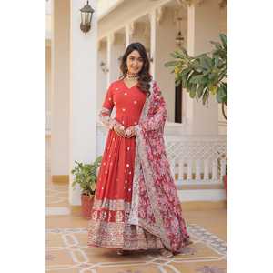 KAVITA' DESIGNER BATA READYMADE ROJO DE LA KA-131 - Product Image 3