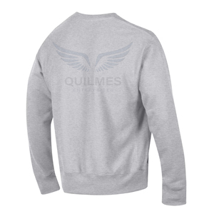 Sweat-shirt à col rond personnalisé avec logo, unisexe, en coton et polyester, polaire, pull-over, respirant, coupe-vent, brodé, imprimé - Product Image 3